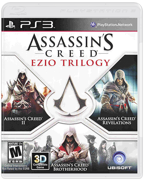 Assassin's Creed: Ezio Trilogy box art for Playstation 3